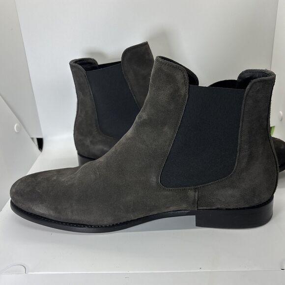 Men’s Size 12.5 Thursday Boot Company Duke Chelsea Boots Dark Olive Suede 2310 - Picture 9 of 12